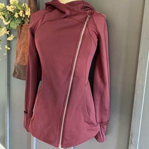Lululemon asymmetrical zipper jacket